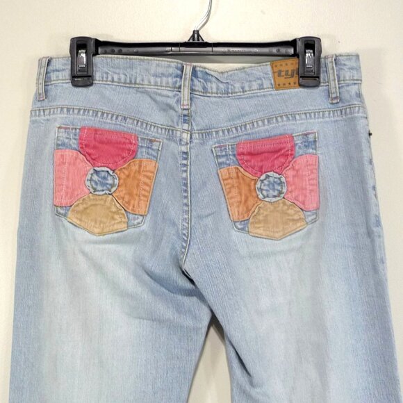 TYTE JEANS SIZE 7 LOW RISE FLARE JEANS - Picture 4 of 10